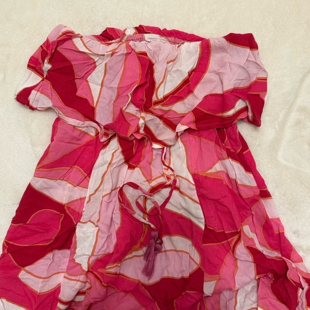 Japna Elegant Pink Floral Women's Dress Small / S RN#116696 - Picture 3 of 3